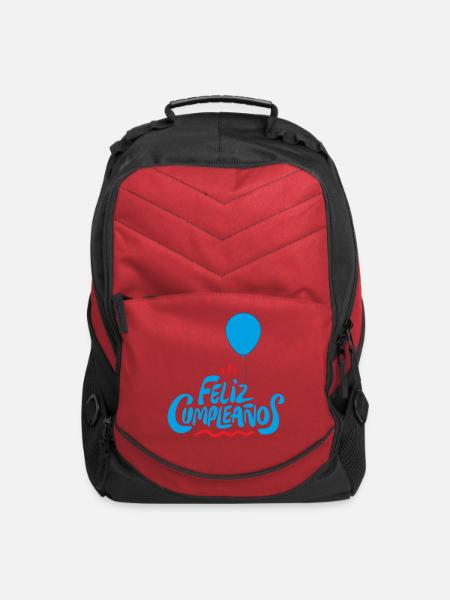 Feliz Cumpleaños - Computer Backpack - red