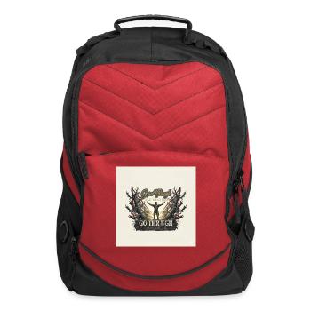 Grow Through Adversity Rise Strong - Computer Backpack - red - Front