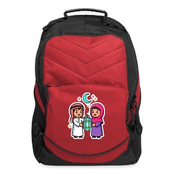 Ramadan Lantern Duo - Computer Backpack - red - Front