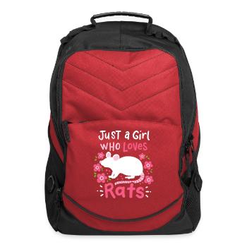 Rats Rat Lover funny - Computer Backpack - red - Front