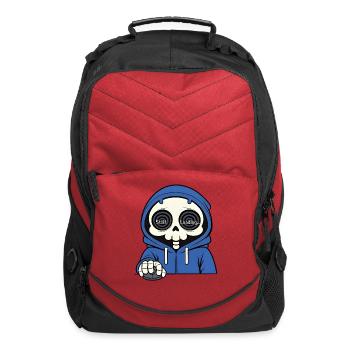 Still Loading Funny Gamer Skeleton  - Computer Backpack - red - Front