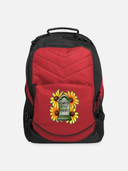 Stay Angry - Computer Backpack - red