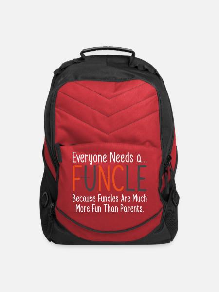 FUNCLE - Computer Backpack - red