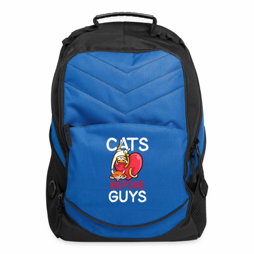 two cats before guys heart anti valentines day - Computer Backpack