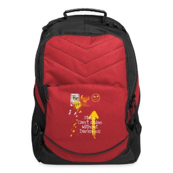 stars can't shine without darknees - Computer Backpack - red - Front
