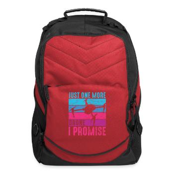 Drone Pilot Just One More Drone I Promise Quadroco - Computer Backpack - red - Front