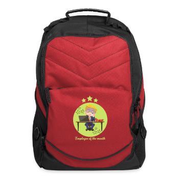 Funny Employee of the month - Computer Backpack - red - Front