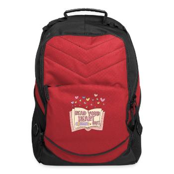 Read Your Heart Out - Computer Backpack - red - Front