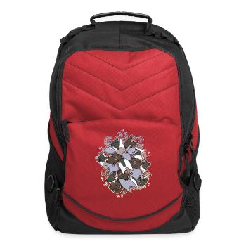 Rat Pile - Computer Backpack - red - Front
