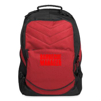 Funny Barbecue Manager Outfit - Computer Backpack - red - Front