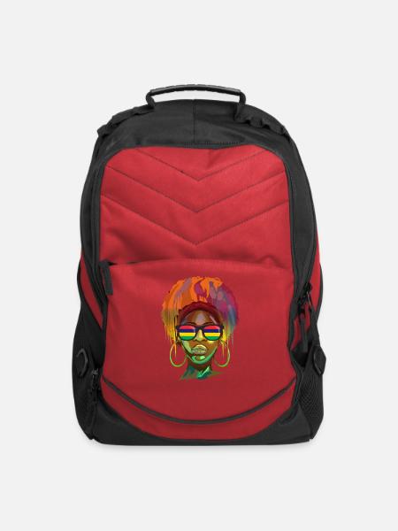 Mauritius - Computer Backpack - red