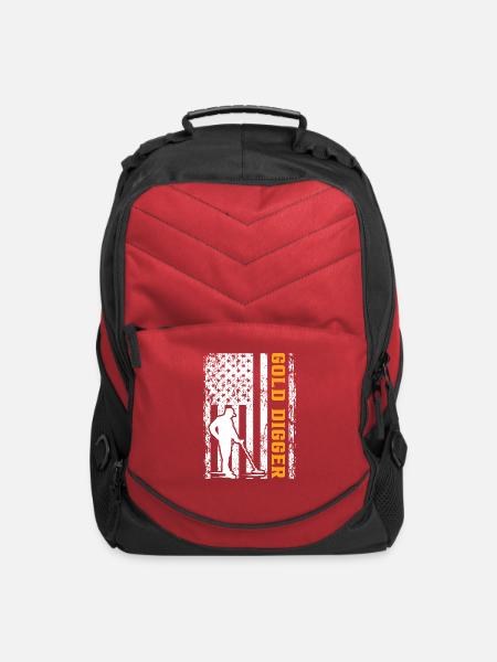 Awesome apparel for Gold Digger - Computer Backpack - red