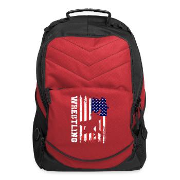 Wrestling - Computer Backpack - red - Front
