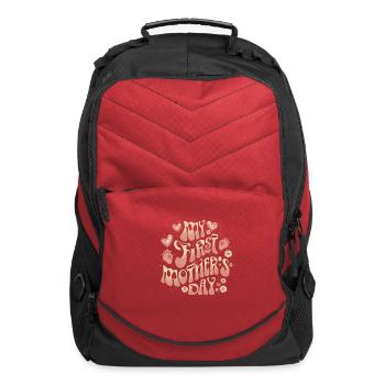 My first mother's day tshirt. - Computer Backpack - red - Front