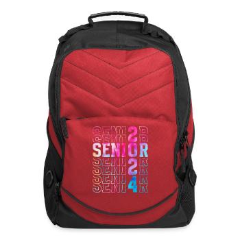 Cranking Hog Funny Saying - Computer Backpack - red - Front