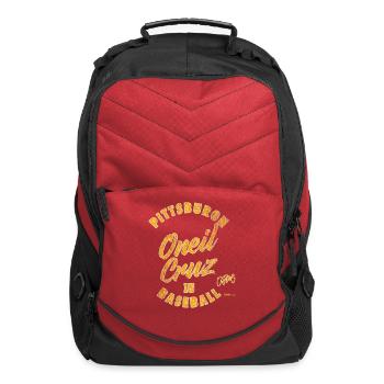 Pittsburgh Baseball Vintage Cursive - Computer Backpack - red - Front