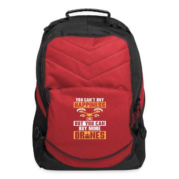 You Can't Buy Happiness RC Flight Drone Pilot - Computer Backpack - red - Front