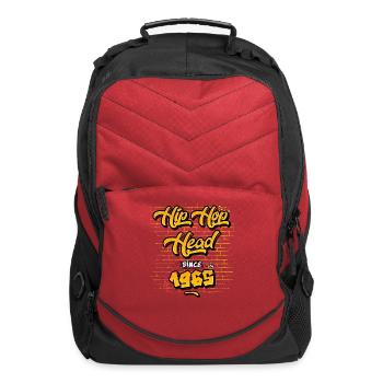 Hip Hop Head Since 1965 - 60 Years of Culture - Computer Backpack - red - Front