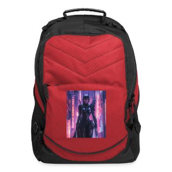 Neon Valkyrie: Blade of the Future - Computer Backpack - red - Front