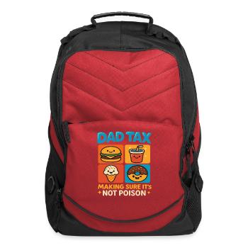 Dad Tax Making Sure It's Not Poison - Computer Backpack - red - Front