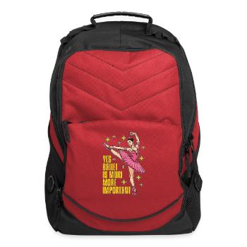 Yes Ballet Is More Classical Music Ballet Dancer - Computer Backpack - red - Front