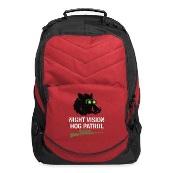 Hog Hunting Feral Pig Boar Control Wild Hog Patrol - Computer Backpack - red - Front