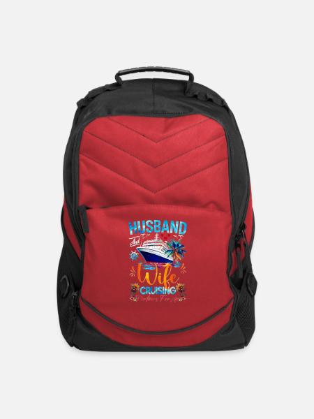 Husband Wife Cruising Partners for Life - Computer Backpack - red