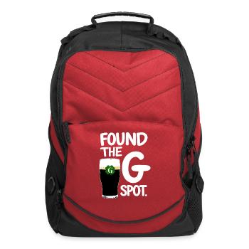 Found the G Spot Beer Glass - Computer Backpack - red - Front