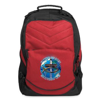 Fisher of Men Globe Cross - Computer Backpack - red - Front