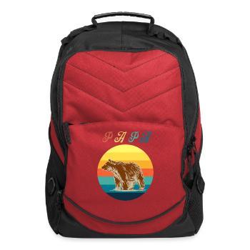 Papa Bear - Computer Backpack - red - Front
