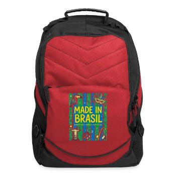 Made in Brasil Pride - Computer Backpack - red - Front