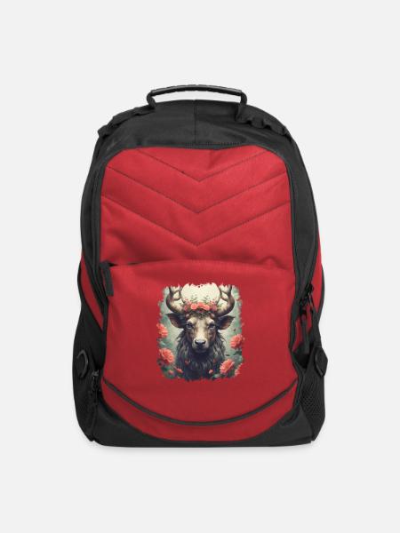 deer - Computer Backpack - red