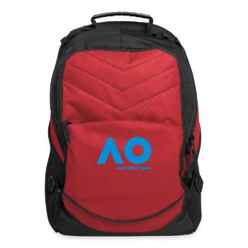 australian open logo - Computer Backpack - red - Front