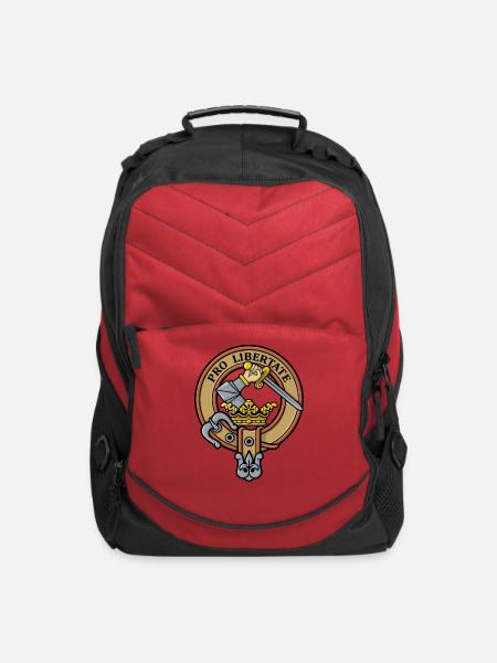 Clan Wallace Crest - Computer Backpack - red