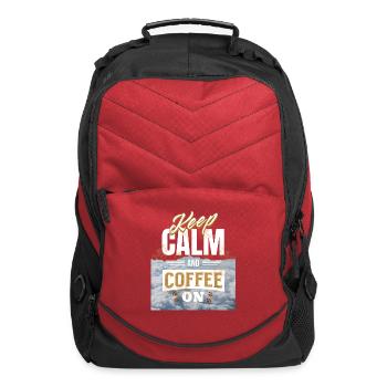 Coffee Pets Sanity - Computer Backpack - red - Front