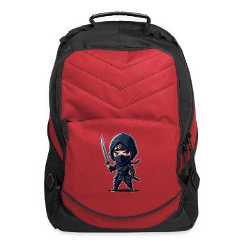 Silent Blade: The Stealthy Chibi Ninja - Computer Backpack - red - Front