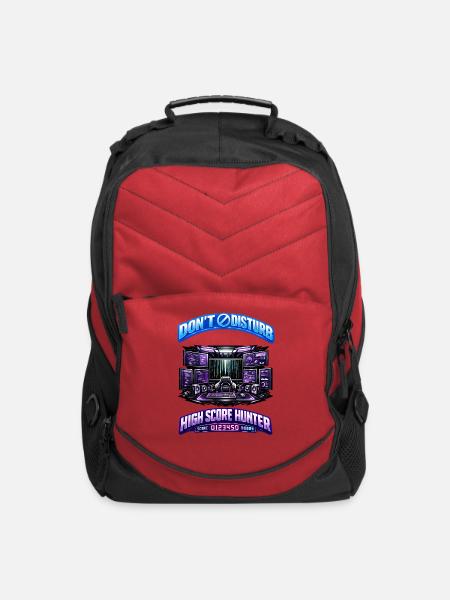 Dont Disturb High Score Hunter Neon - Computer Backpack - red