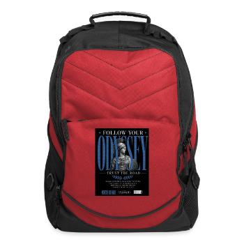 Follow Your Odyssey Road Tee - Computer Backpack - red - Front