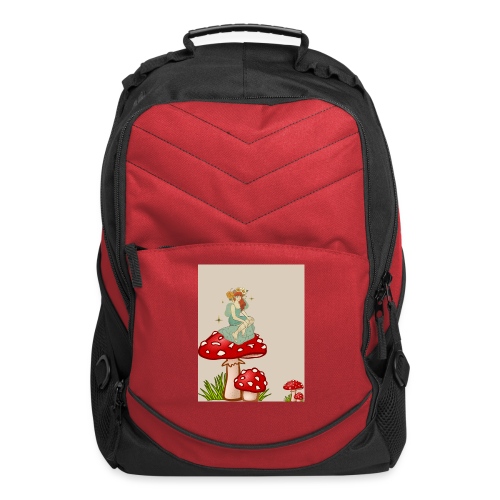 Fairy Amongst The Shrooms - Computer Backpack