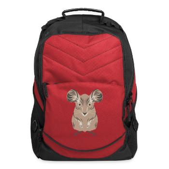 Cute Mouse - Computer Backpack - red - Front
