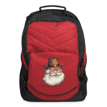 Santa Christmas, Merry Christmas - Computer Backpack - red - Front