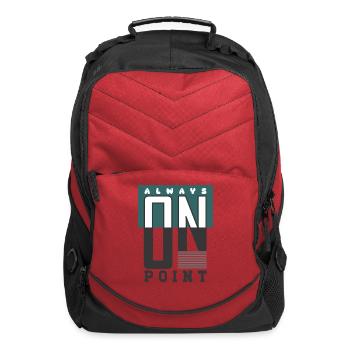 Always On Point - Computer Backpack - red - Front