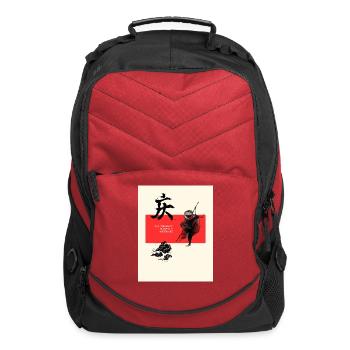 Hidden Blade Strength - Computer Backpack - red - Front