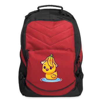 Sunny Splash Duckling - Computer Backpack - red - Front