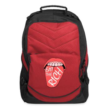 Eat the rich - Computer Backpack - red - Front