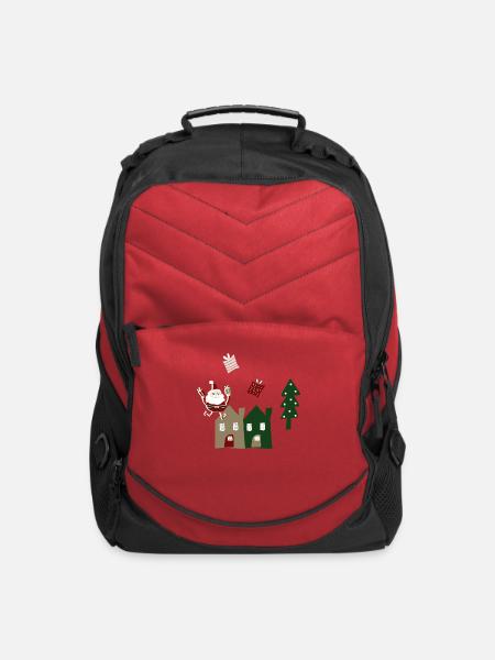 Merry Christmas Santa Gift - Computer Backpack - red