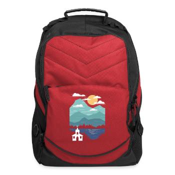 Church On The Water - Computer Backpack - red - Front