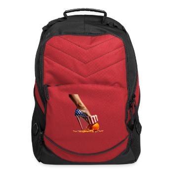 Kamala Heels Stepping On Orange - Computer Backpack - red - Front