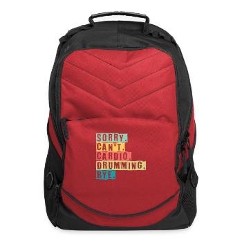 Sorry Can Not Cardio Drumming Bye - Computer Backpack - red - Front