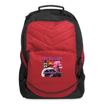 Toyota AE86: Drift King Shirt Design - Computer Backpack - red - Front